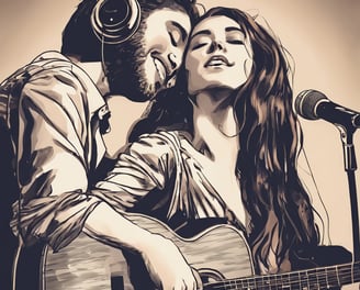 creative songwriting verliebtes paar