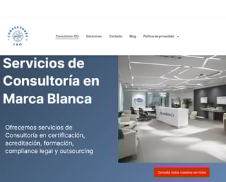portada diseño web - marca blanca de consultoria