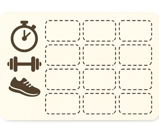 10 x online punch card for personal training