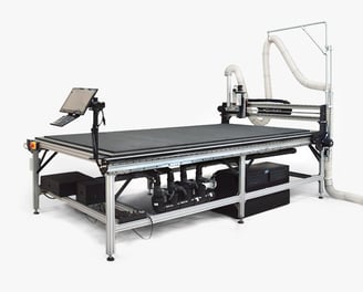 Mekanika Fab CNC machine with vacuum table