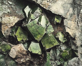 Epidote brute