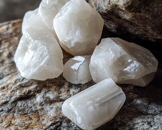 Quartz neige brute