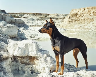 Beauceron dans bicarbonate de soude