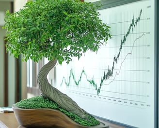 Earnings chart and tree