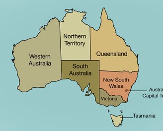 Map of Australia