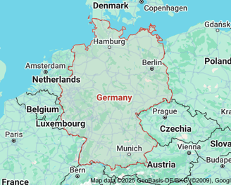 Map of Germany