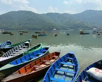 Pokhara Lakeside view