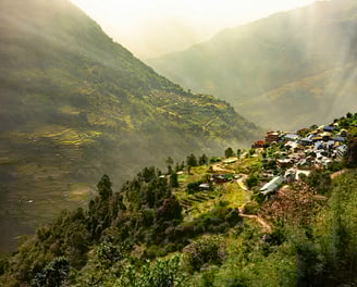 ABC trek from Ulleri village