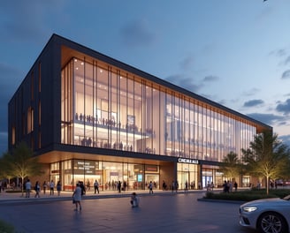 Simplified architectural solutions for large-scale residential or commercial projects