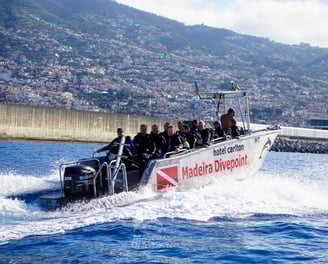 Diving Boat in Funchal
