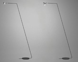 Lampara multiosicion en fondo gris