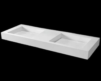 ΝΙΠΤΗΡΑΣ ΜΠΑΝΙΟΥ ΜΑΤΡΙΧ 2 ΓΟΥΡΝΕΣ SOLID SURFACES