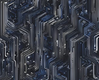 a computer generated image of a circuit boarder