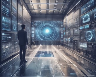 A 3D rendering of a microchip with the letters 'AI' prominently displayed on its surface, set on a dark, circular platform.
