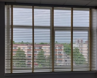 Horizontalios žaliuzės biurui ar namas
