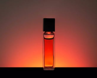 a sample perfume bottle 