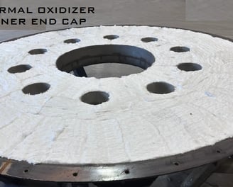 Thermal Oxidizer burner end plate