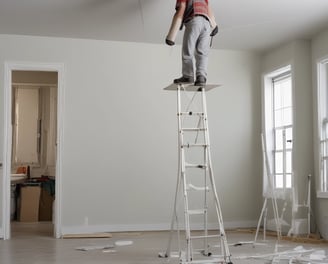 Various pieces of foam and rubber insulation materials are neatly arranged on a white surface. The objects vary in shape from rectangular blocks to curved and tubular forms. They display a combination of colors including black, white, and yellow.