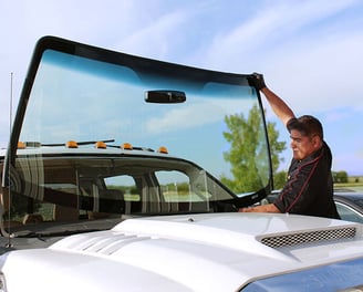 On-site car window service