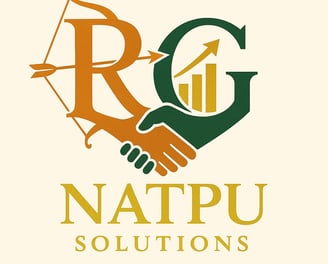 Teamwork and strategy illustration – Representing the core values and purpose of Natpu Solutions in 