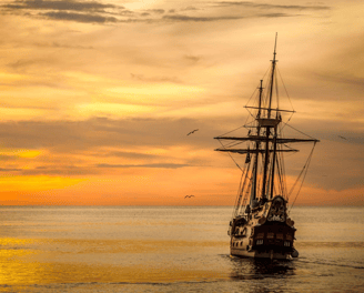 in die Weite segeln
