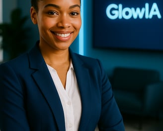 femme-service-ia-automatisation-glowia