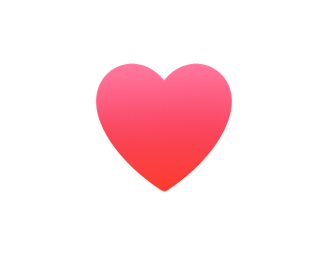 Icon of a heart, symbolizing seamless integration with HealthKit.