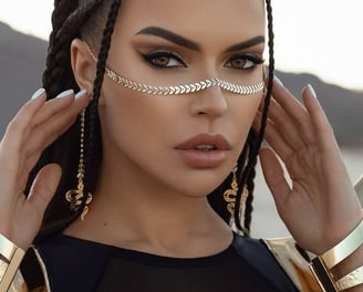 Snake face chain