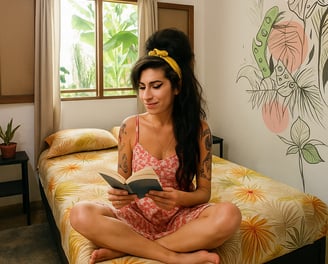 amy winehouse, habitación privada, hostal palomino ecohouse