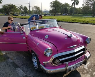 So many classic car cabs in Havana, Cuba