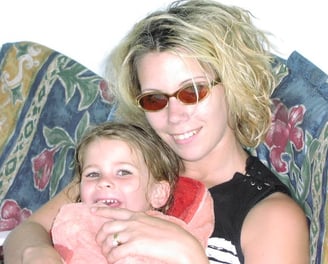 Rachel King and her daughter Mia