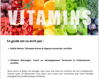 Boostez votre rentrée sans stress avec le guide vitaminé.  Regagnez votre bien-être!