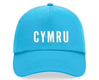 Sky Blue CYMRU logo cap