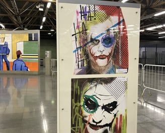 Descubra o talento único de Sérgio Astral na exposição "Se Liga no Traço". obras de arte Pop Art.