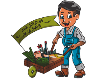Logo aux jardins de la save