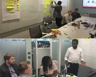 Brainstorming with the team