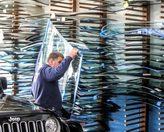 Side window glass repair