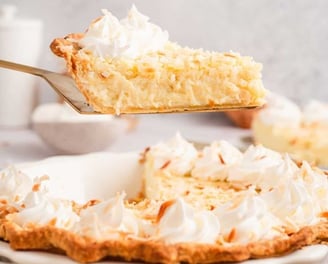 coconut custard pie