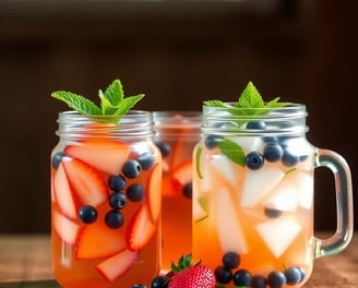 3 jars of fruit teas