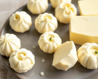 decorative home made butter