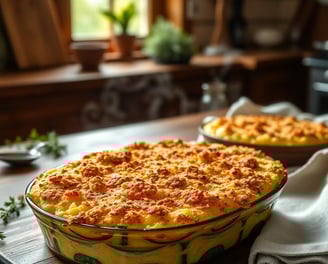 Zucchini and Yellow Squash Au Gratin