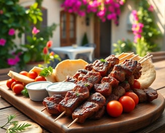 Souvlaki (Greek Grilled Meat Skewers)