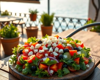 Horiatiki (Authentic Greek Salad)
