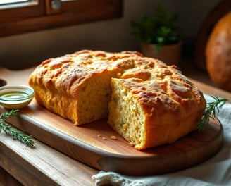 Italian-Inspired Cornbread (Pane di Mais)