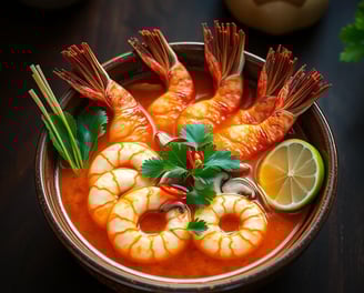 Tom Yum Goong (Spicy Shrimp Soup)