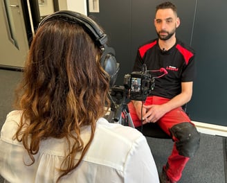 Interview corporate de l'entreprise louvel à vitré en compagnie de léa olivier vidéaste