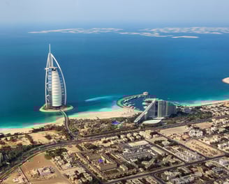 Dubai arial view
