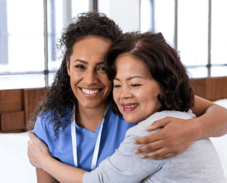 hug, registered nurse, experienced care