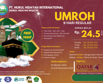paket umroh oktober november 2024