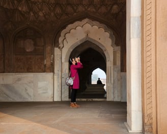 photographer in action